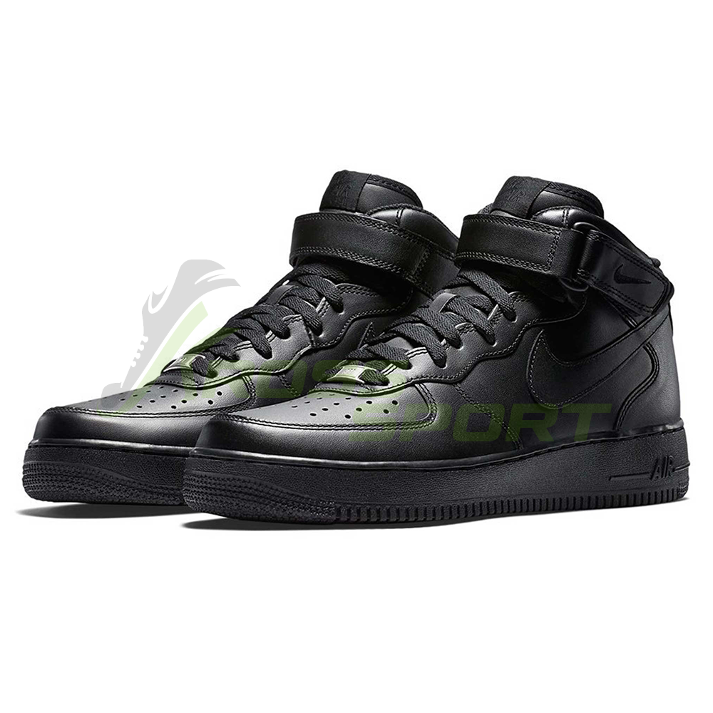 Nike Air Force 1 Mid High All Black