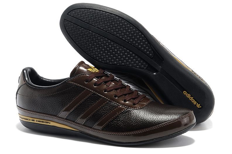 Adidas Porsche Design S3 коричневые с золотым (40-44)