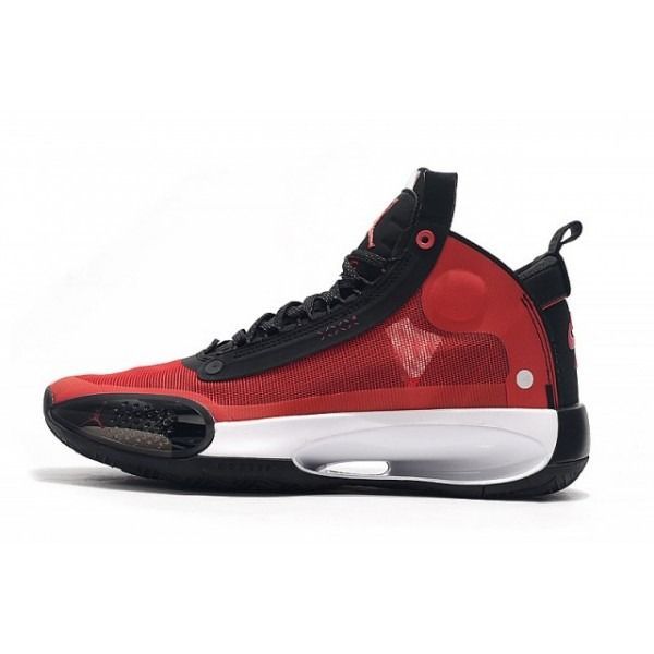 Nike Air Jordan 34, красный, нейлон, мужские