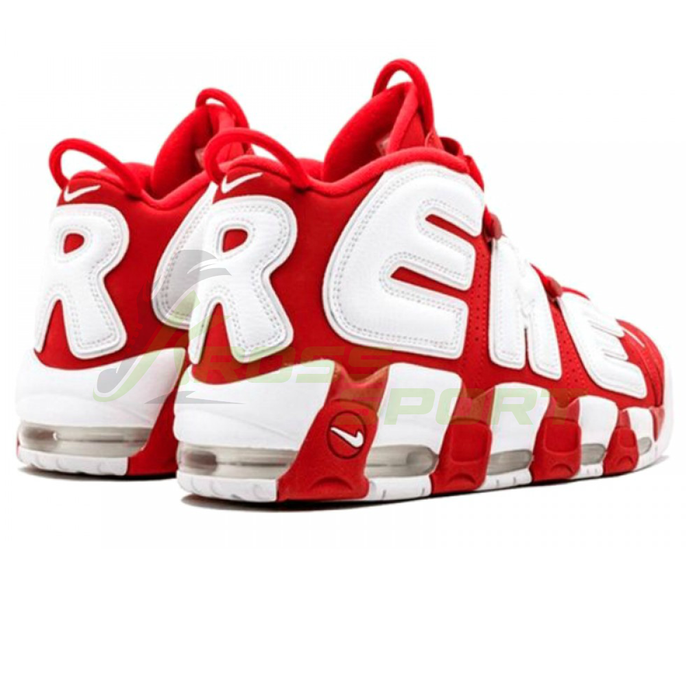  Nike Air More Uptempo X Supreme Red/White