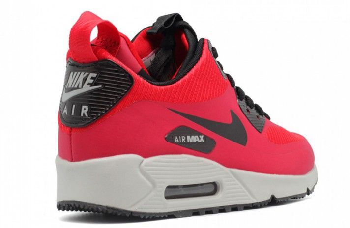Nike Air Max 90 Winter Mid Red, красный, нейлон, мужские