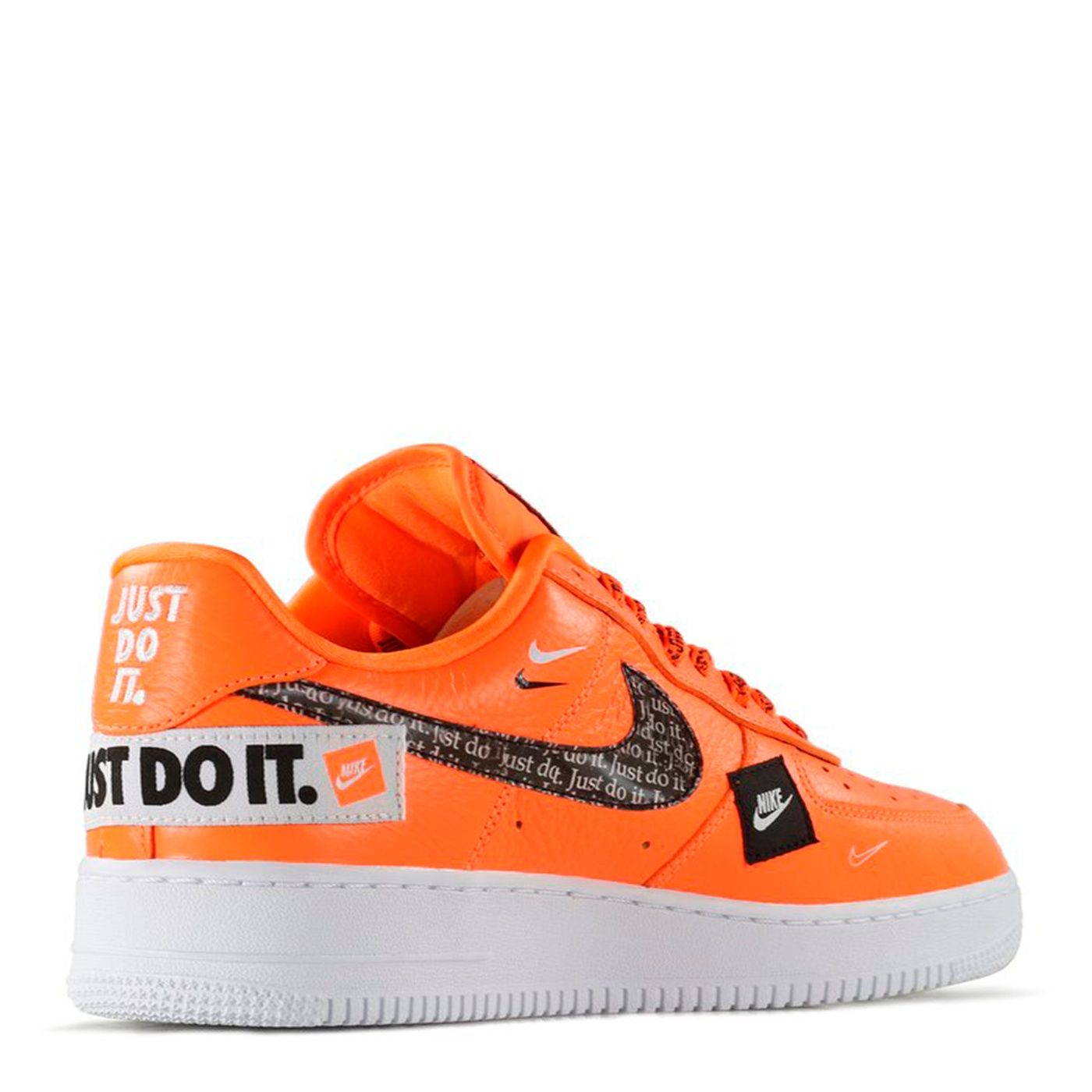 Nike Air Force х OFF White, оранжевый, кожа, мужские, женские